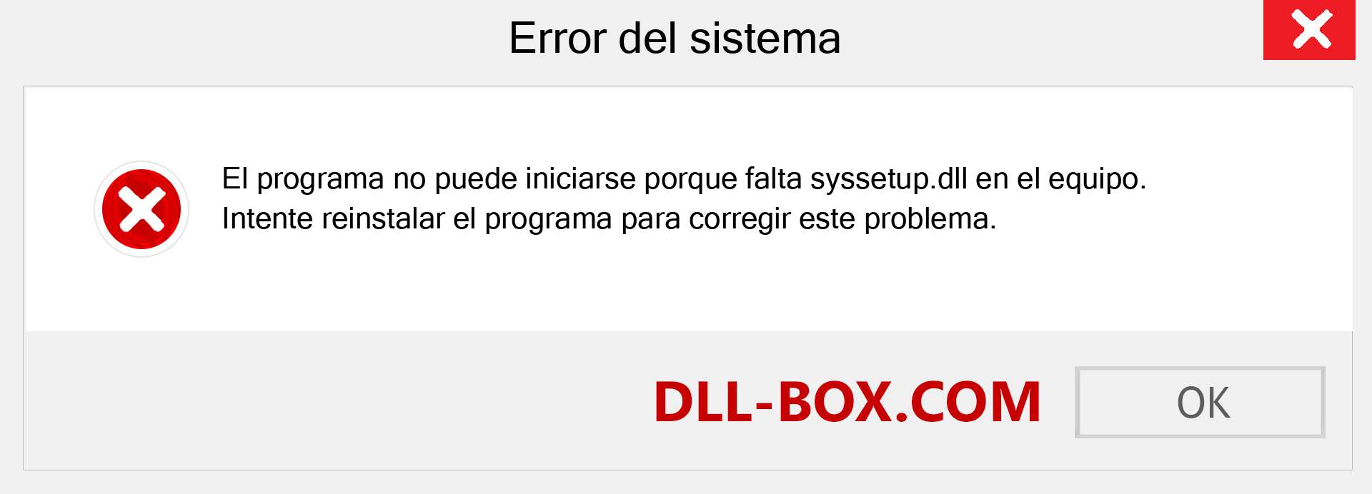 ¿Falta el archivo syssetup.dll ?. Descargar para Windows 7, 8, 10 - Corregir syssetup dll Missing Error en Windows, fotos, imágenes